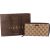 Gucci Monogram GG Canvas Zip Around Wallet
