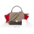 Céline Suede Leather Trapeze Handbag Tricolor