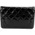 Chanel Quilted Patent Leather Wallet on Chain Crossbody Bag