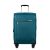 BASE BREEZE Trolley M (67 cm) erweiterbar - DARK GREEN - PETROL BLUE [1686]