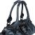 Chloé Blue Metallic Leather Paddington Satchel Handbag