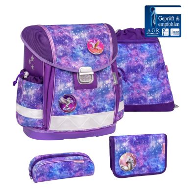 Classy ergonomic satchel set 5-piece - Violet Universe