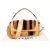 Fendi Shearling Baguette Buckle Handbag