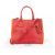 Prada Bicolor Saffiano Leather Galleria Handbag
