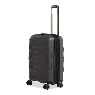 Straw + - Hard suitcase S (55 cm) - Dark Grey