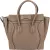 Céline Drummed Calfskin Luggage Handbag