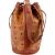 MCM Monogram Visetos Drawstring Bucket Crossbody Bag