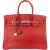 Hermès Rouge Epsom Leather Palladium Birkin 35 Handbag