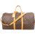 Sac de voyage Louis Vuitton Keepall 55 en toile Monogram avec bandoulière