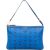 MCM Monogram Visetos Blue Liz Clutch Shoulder Bag