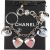 Chanel - Silver Heart Bag Charm