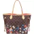 Louis Vuitton Monogram Canvas Murakami Flowers Neverfull MM Shopper Bag
