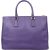 Prada Purple Saffiano Leather Lux Galleria Handbag