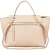 Celine Beige Leather Grained Calfskin Belt Handbag