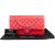 Chanel Quilted Lambskin Medium Double Flap Shoulder Bag Hot Pink