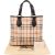 Burberry Nova-Check Monogram Tote Handbag