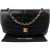 Chanel Lambskin Halfmoon Single Flap Shoulder Bag