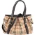 Burberry Haymarket Check Laced Lowry Northfield Shoulder Bag