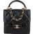 Chanel Quilted Lambskin Mini Single Flap with Top Handle Crossbody Bag