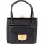 Prada Calfskin Leather Double Turnlock Handbag