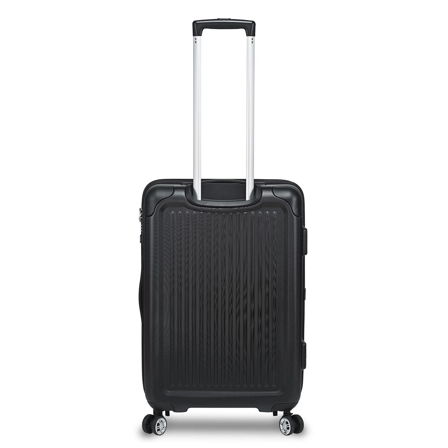 Hartschalen-Koffer M mit 4 Rollen, 66 cm, 67 Liter Stripe - Black