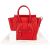 Céline Drummed Calfskin Nano Luggage Tote Handbag