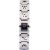 Fendi Silver Tone Emblem Bracelet 3150L Damenuhr