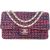 Chanel Quilted Multicolor Tweed and Lambskin Medium Double Flap Shoulder Bag