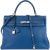 Sac à main Hermès Kelly Retourne 35 en cuir Bleu Togo