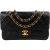 Chanel Quilted Lambskin 24K Gold Small Double Flap Shoulder Bag