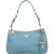 Prada Blue Vitello Daino Hobo Shoulder Bag