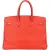 Hermès Rouge Fjord Leather Birkin 35 Handbag