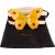 Gucci Multicolor Elastic Stoff Butterfly Buckle Web Gürtel