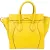 Celine Yellow Leather Luggage Handbag