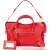 Balenciaga Red Leather City Handbag