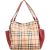 Burberry Smoked Check Canterbury Hobo Shoulder Bag