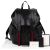 Gucci Crocodile-Embossed Leather Web Stripe Backpack
