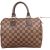 Louis Vuitton Monogram Damier Ebene Speedy 25 Boston Bag