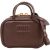 Miu Miu Brown Leather Top Handle Micro Handbag