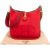 Hermès Rouge Wool Felt Evelyne PM Crossbody Bag