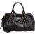 Miu Miu Black Vitello Lux Leather Satchel Handbag