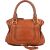 Chloé Grained Calfskin Marcie Satchel Handbag