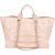 Chanel Rose Leather Shopper Deauville Shoulder Bag