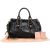 Miu Miu Black Vitello Lux Leather Satchel Handbag