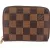 Louis Vuitton Monogram Damier Ebene Zippy Coin Purse Wallet N63070