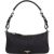 Prada Nylon Black Saffiano Leather Triangle Handbag