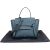 Celine Petrol Leather Grained Calfskin Belt Handbag