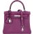 Hermès Swift Anemone Kelly Palladium 25 Sellier Handbag