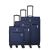PRIEGO 3-tlg. Trolleyset L/M/S - Navy