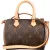 Louis Vuitton Monogram Canvas Nano Speedy Crossbodybag